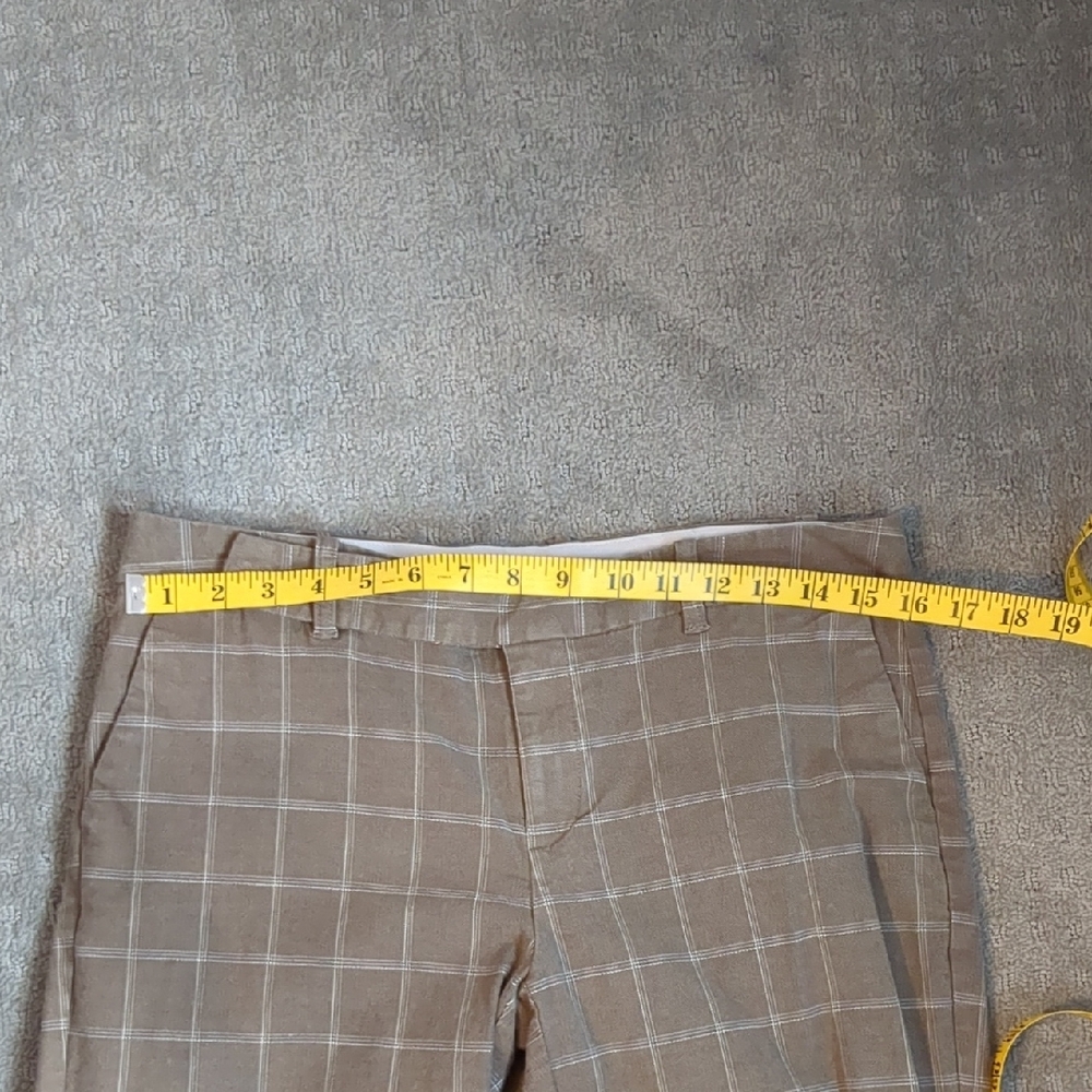 Tan Plaid Trousers - Picture 9 of 10
